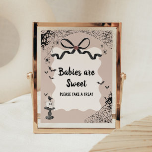 Little Boo Gothic Baby Shower Babies sind Sweet Si Poster
