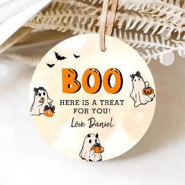 Little Boo Halloween 1. Geburtstag Geschenkanhänger