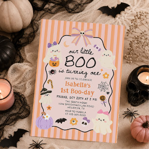 Little Boo Halloween 1. Geburtstagseinladung Einladung