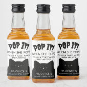 Little Boo Halloween Baby Dusche Alkoholflaschenetikett (Flaschen)