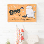 Little Boo Halloween Baby Dusche Banner (Insitu)