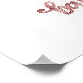 Little Boo Halloween Baby Dusche Begrüßungszeichen Poster (Ecke)