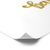 Little Boo Halloween Baby Dusche Begrüßungszeichen Poster (Ecke)