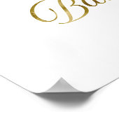 Little Boo Halloween Baby Dusche Begrüßungszeichen Poster (Ecke)