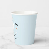 Little Boo Halloween Baby Dusche blaue Papiertasse Pappbecher (Links)