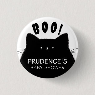 Little Boo Halloween Baby Dusche Button
