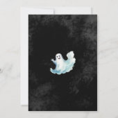 Little Boo Halloween Baby Dusche Einladung (Rückseite)