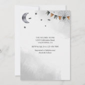 Little Boo Halloween Baby Dusche Einladung (Rückseite)