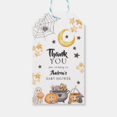Little Boo Halloween Baby Dusche Geschenkanhänger (Vorderseite)