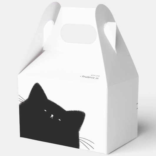 Little Boo Halloween Baby Dusche Geschenkschachtel (Rückseite)