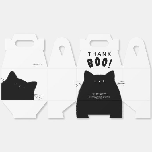 Little Boo Halloween Baby Dusche Geschenkschachtel (Ungeklappt)