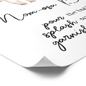 Little Boo Halloween Baby Dusche Mama Osa Bar Poster (Ecke)