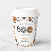Little Boo Halloween Baby Dusche Pappbecher (Vorderseite)