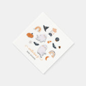 Little Boo Halloween Baby Dusche Serviette (Ecke)