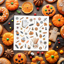 Little Boo Halloween Baby Dusche Serviette