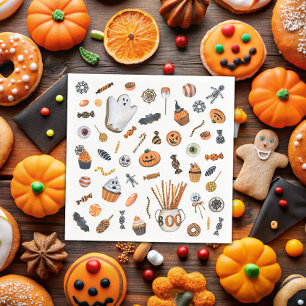 Little Boo Halloween Baby Dusche Serviette