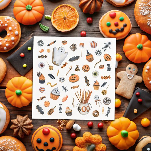 Little Boo Halloween Baby Dusche Serviette