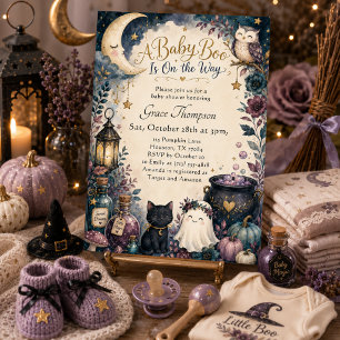 Little Boo Halloween-Baby-Party Einladung