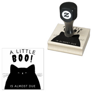 Little Boo Halloween-Baby-Party Gummistempel