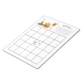 Little Boo Halloween Baby Shower Bingo Spiel Notizblock (angewinkelt)