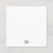 Little Boo Halloween Baby Shower Book Request Card Telefonnummerkarte (Rückseite)