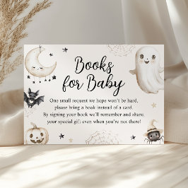 Little Boo Halloween Baby Shower Books for Baby Begleitkarte