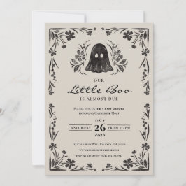 Little Boo Halloween Baby Shower Einladung