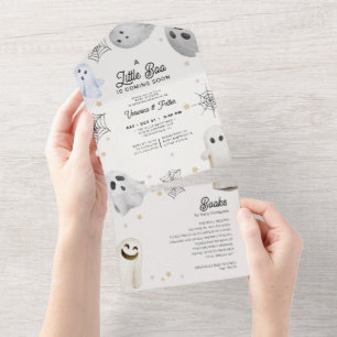 Little Boo Halloween Baby Shower Einladung Alles i