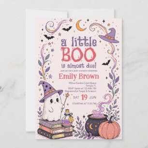 Little Boo Halloween-Baby-Shower-Einladung Einladung