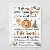 Little Boo Halloween Baby Shower Einladungen (Vorderseite)
