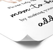 Little Boo Halloween Baby Shower Envelope Station Poster (Ecke)