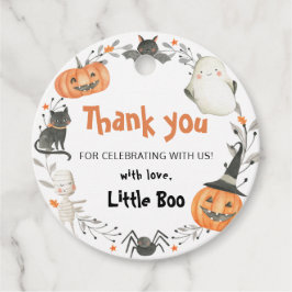 Little Boo Halloween Baby Shower Favor Tag Geschenkanhänger