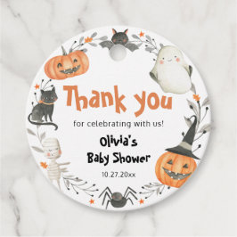 Little Boo Halloween Baby Shower Favor Tag Geschenkanhänger
