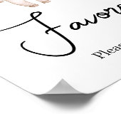 Little Boo Halloween Baby Shower Favoriten Poster (Ecke)