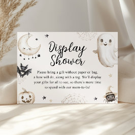 Little Boo Halloween Baby Shower Shower Dusche Begleitkarte