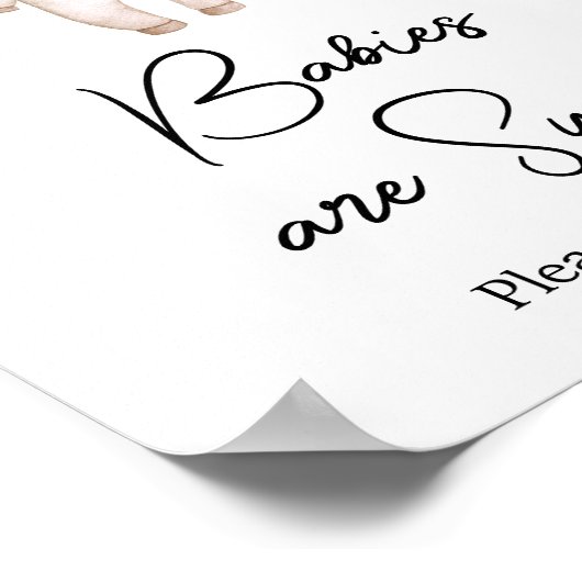 Little Boo Halloween Babys sind süß Poster (Ecke)