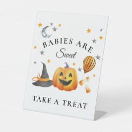Little Boo Halloween Babys sind süß Sockelschild