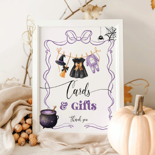 Little Boo halloween Bekleidungskarten und Geschen Poster