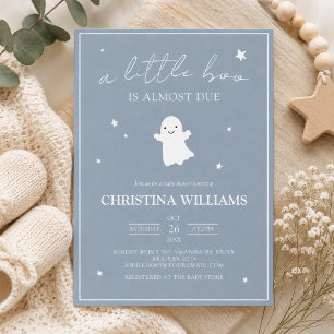 Little Boo Halloween Boy Baby Shower Einladung