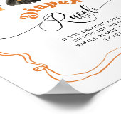 Little Boo halloween Clothesline Diaper Tombola Poster (Ecke)