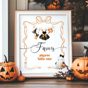 Little Boo halloween Clothesline-Favoriten Poster