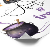 Little Boo halloween Clothesline Süßigkeiten und L Poster (Ecke)