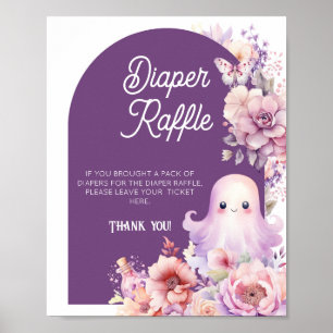 Little Boo Halloween Diaper Tombolendusche Poster