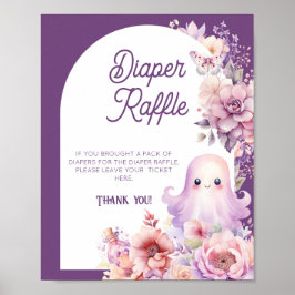 Little Boo Halloween Diaper Tombolendusche Poster