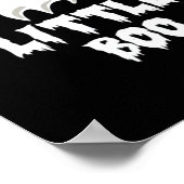 Little Boo Halloween Druckdesign Poster (Ecke)