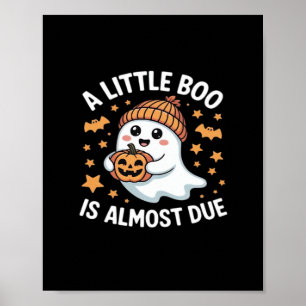 Little Boo Halloween-Druckdesign Poster
