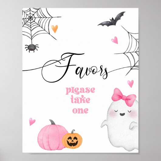 Little Boo halloween Favoriten bitte eine nehmen Poster (Vorne)