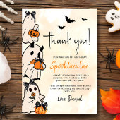 Little Boo Halloween Geburtstag Dankeskarte