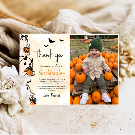 Little Boo Halloween Geburtstag Dankeskarte