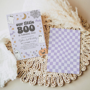 Little Boo Halloween Geburtstag Einladung